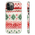Watercolor Study of Christmas Patterns - Impact Resistant Phone Case iPhone 12 Pro Max Glossy